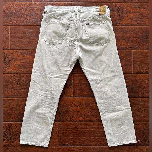 Chimala Japanese Denim w/distress, splatter, and rough hem - fits like size 33 - Picture 2 of 8